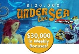 Intertops Casino’s $120,000 Under the Sea Casino Bonus Event
