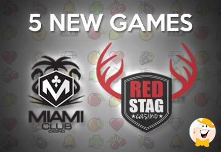 Miami Club and Red Stag Casinos Add 5 New Games to Mobile