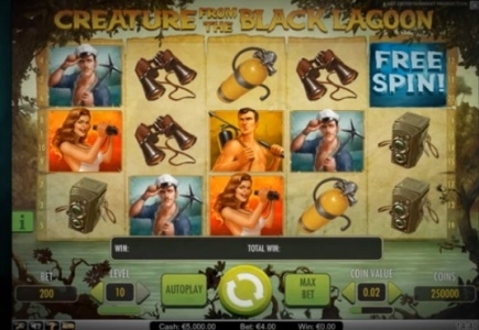 NetEnt veröffentlicht Spielautomaten “Creature from the Black Lagoon”