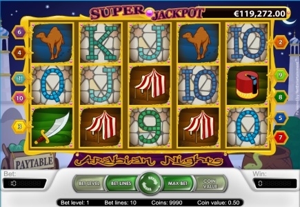 Spieler gewinnt 691.276,82 Euro bei Arabian Nights Jackpot