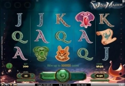 WishMaster ist der neue Online Spielautomat von Net Entertainmen
