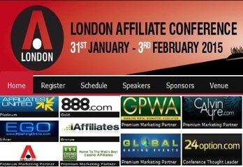 La London Affiliate Conference 2015 rivela gli Sponsor