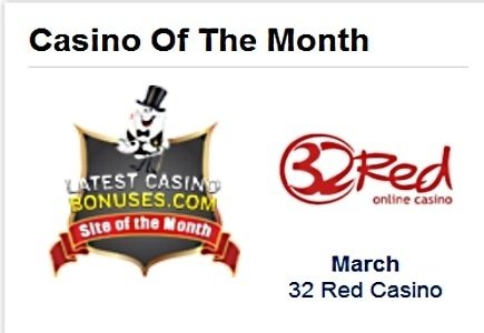 Das 32Red Casino ist Seite des Monats März