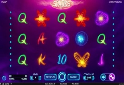 Netent gibt Einblick in neues Spiel „Sparks“