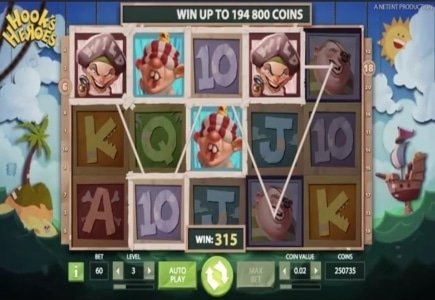 Neues Spiel von NetEnt: Hook’s Heroes