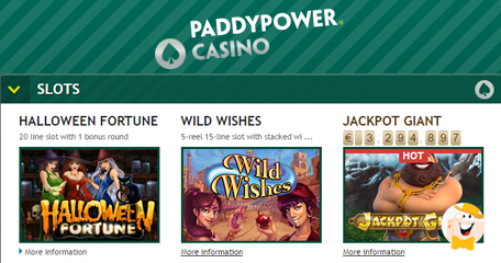 Inspired Supplies Paddy Power with Latest Batch of Slots
