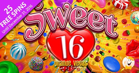 25 Free Spins to Try Sweet 16 at Grande Vegas