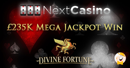 NextCasino £235K Divine Fortune Win
