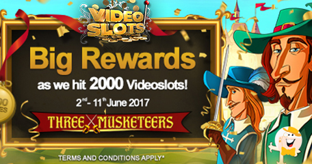Videoslots.com Reaches 2,000 Games