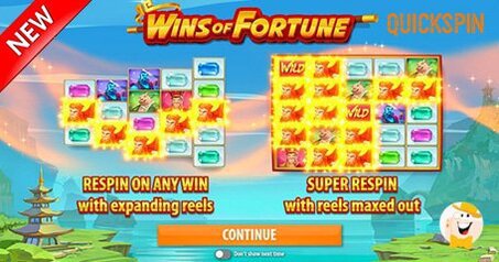 Quickspin Pubblica una Nuova Slot, Wins of Fortune