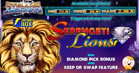 Lightning Box lanceert Stellar Serengeti Lions