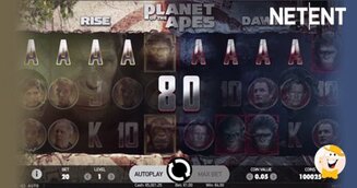 NetEnt Pubblica la slot Planet of the Apes a Schermo Diviso