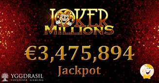 €3.4 Million Jackpot Won On Joker Millions