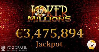 Jackpot van € 3,4 miljoen is gevallen op Joker Millions