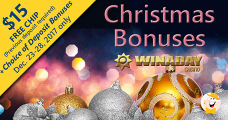 WinADay Casino Launches Christmas Bonuses