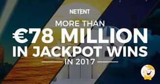 NetEnt heeft in 2017 €78 miljoen aan Jackpots uitbetaald