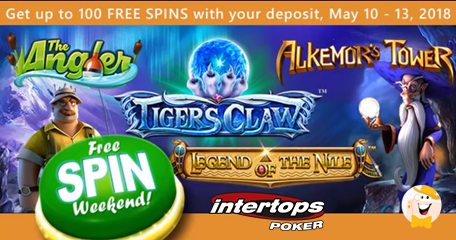 Free Spin Weekend at Intertops Poker