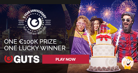 Join Guts Casino's Birthday Party £100K Raffle