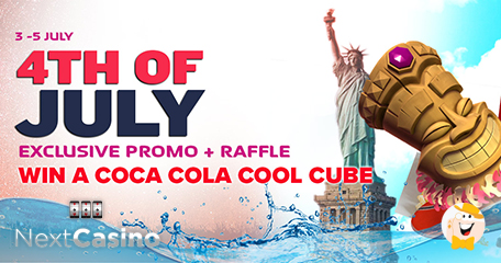 NextCasino on 4th of July: Bonuses, Spins and Coca-Cola Fridge