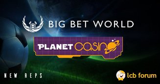 Big Bet World and Planet Casino Reps Sign On