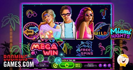 Miami Nights van Booming Games is nu Live