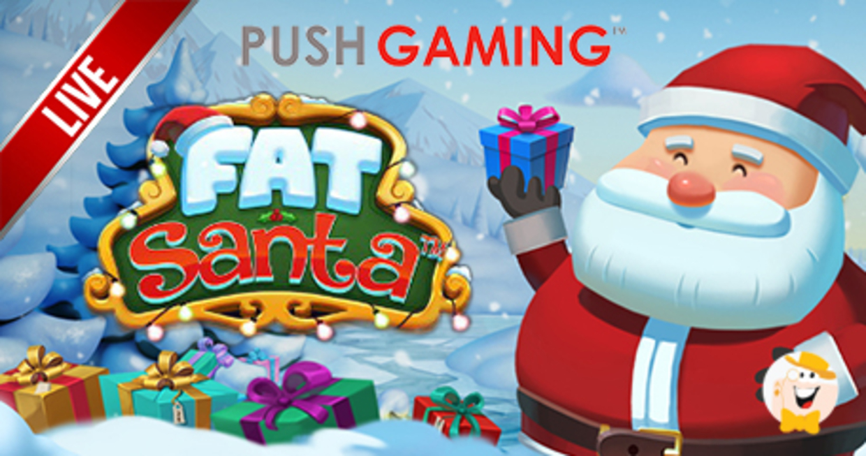 overweight santa in sleigh