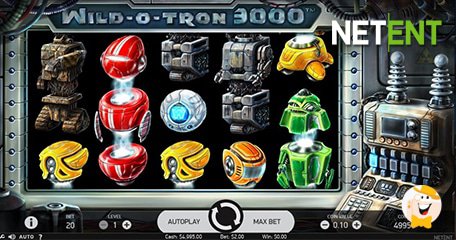 La Slot Wild-O-Tron 3000™ di NetEnt in Commercio nei Casinò!