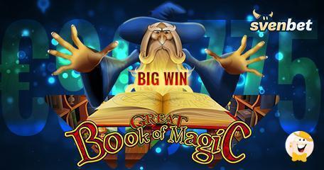 Automatenspieler kassiert Riesengewinn bei Great Book of Magic Deluxevon Wazdan