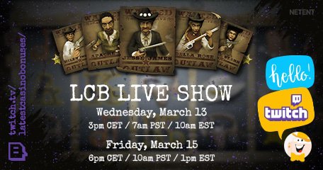 Vergeet deze week niet de twee LCB Live Shows op Twitch!