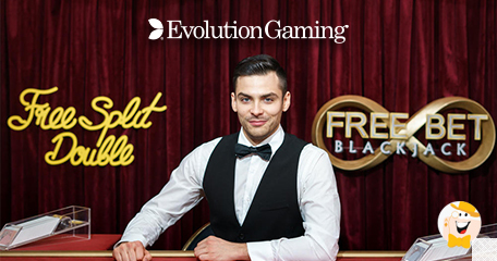 Completely New Visions of Free Bet Blackjack and 2 Hand Casino Hold'em by Evolution Gaming