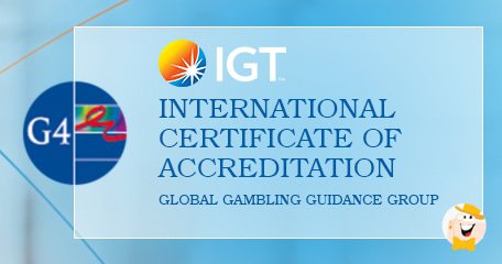 Il Global Gaming Guidance Group (G4) Accredita le Operazioni PlayDigital di IGT con la Certificazione Responsible Gaming (Gioco Responsabile)