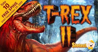 Slotastic Casino Gives Away Extra Spins on Realtime Gaming's T-Rex 2 Slot