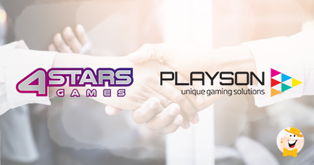 4starsgames and Playson Sign Content Supply Deal