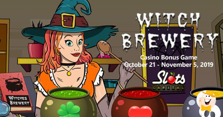 Spookalicious Potions from Slots Capital’s ‘Witch Brewery’ Bring up to $1500