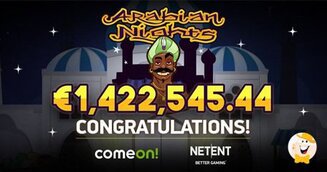 Speler wint Jackpot van €1,4 miljoen op NetEnt’s Arabian Nights bij Hajper Casino!