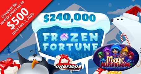 Intertops Casino Launches $240,000 Frozen Fortune Christmas Contest