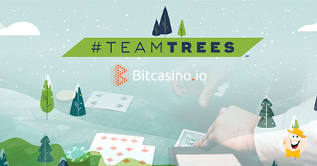 Bitcasino.io Joins #teamtrees Movement, Donates $101,010 For Planting As Many Trees