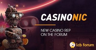 Casinonic Rep Signs In for Duty on LCB Forum