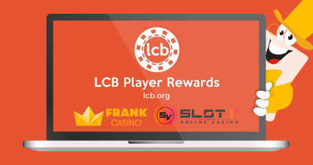 LCB Member Rewards Double Bill: SlotV and Frank Casino Get With the Programme