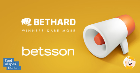 Spelinspektionen Fines Betsson and Bethard with $2.16 Million