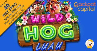 Jackpot Capital Casino Premieres RTG’s Wild Hog Luau, Gives Away Extra Spins