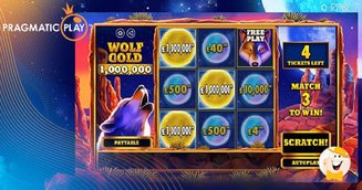Eine glückliche Spielerin bei PlayOJO gewinnt beim Wolf Gold Scratch Card Spiel 1 Million £!