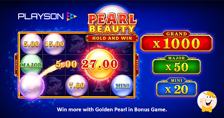 Playson Unleashes Stunning Casino Game: Pearl Beauty: Hold and Win