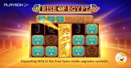 Il Ritorno della Dea Bastet in Rise of Egypt Deluxe di Playso