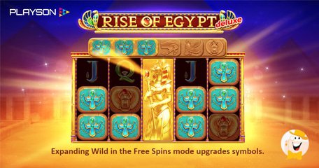 Il Ritorno della Dea Bastet in Rise of Egypt Deluxe di Playso