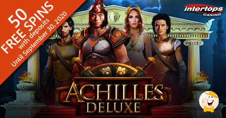 Intertops Casino Delivers Achilles Deluxe with Bonus Spins Offer