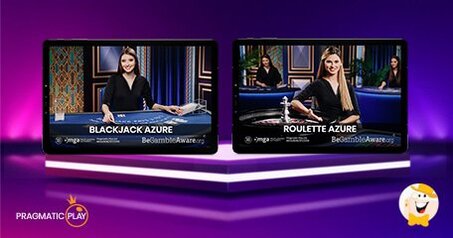 Pragmatic Play Aggiunge la Roulette ed il Blackjack Azure al Live Casino