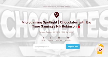 Microgaming Ospita una Conferenza Web sulla Slot Machine Chocolates con Nik Robinson di Big Time Gaming