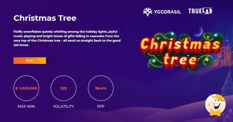 Yggdrasil and True Lab Unveil Latest Festive Game Christmas Tree