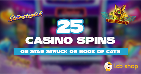 LCB Shop Presents New Item: 25 Spins from LevelUp Casino